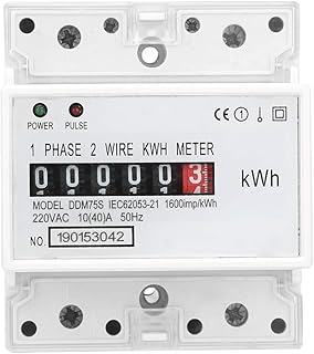 DDM75S 10-40A Single Phase KWH Meter, 4P Din Rail Energy Meter, Electric Meter, Electronic Din Rail KWh Meter, LED Electricity Power Consumption Wattmeter Energy Meter