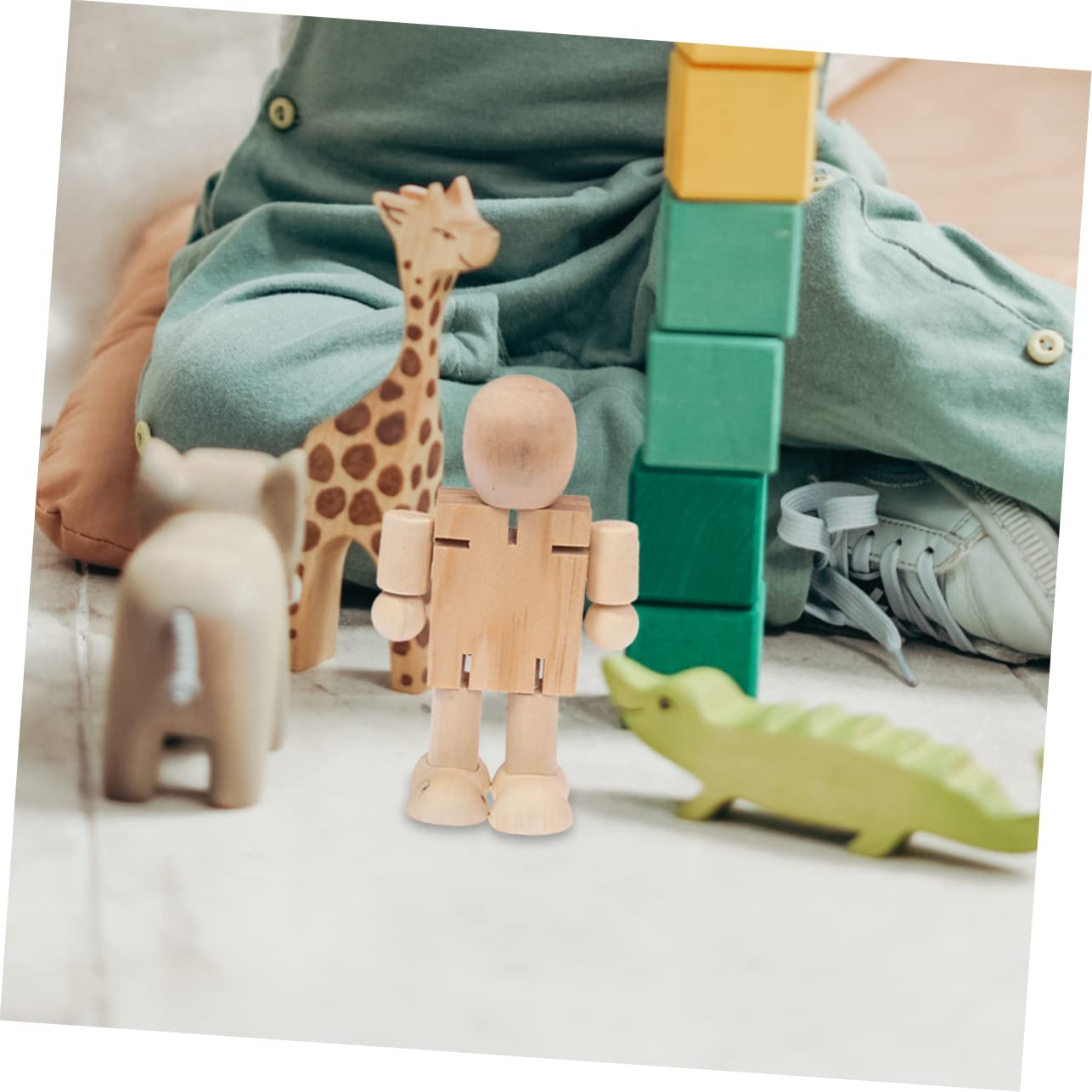 12stücke Unvollendete Holzfigur Puppen Holz Menschliche Figuren Tischdekoration Für Kreative Bastelprojekte Und Pädagogisches Spielzeug