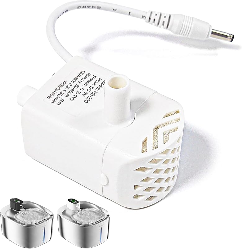 Bomba Submersível de Reposição para Fonte de Água para Gatos FS10Pro APD APETDOLA, 1,5 W