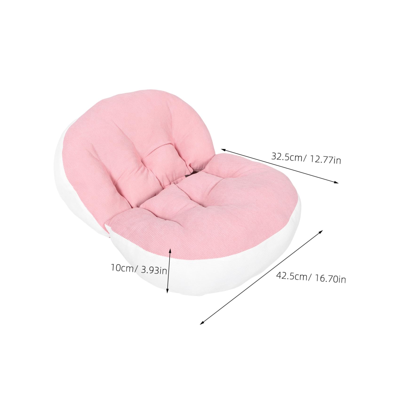 Hemoton Ergonomic Belly Pillow Maternity Pillow for Side Sleeping u Shape Design for Pregnant Women