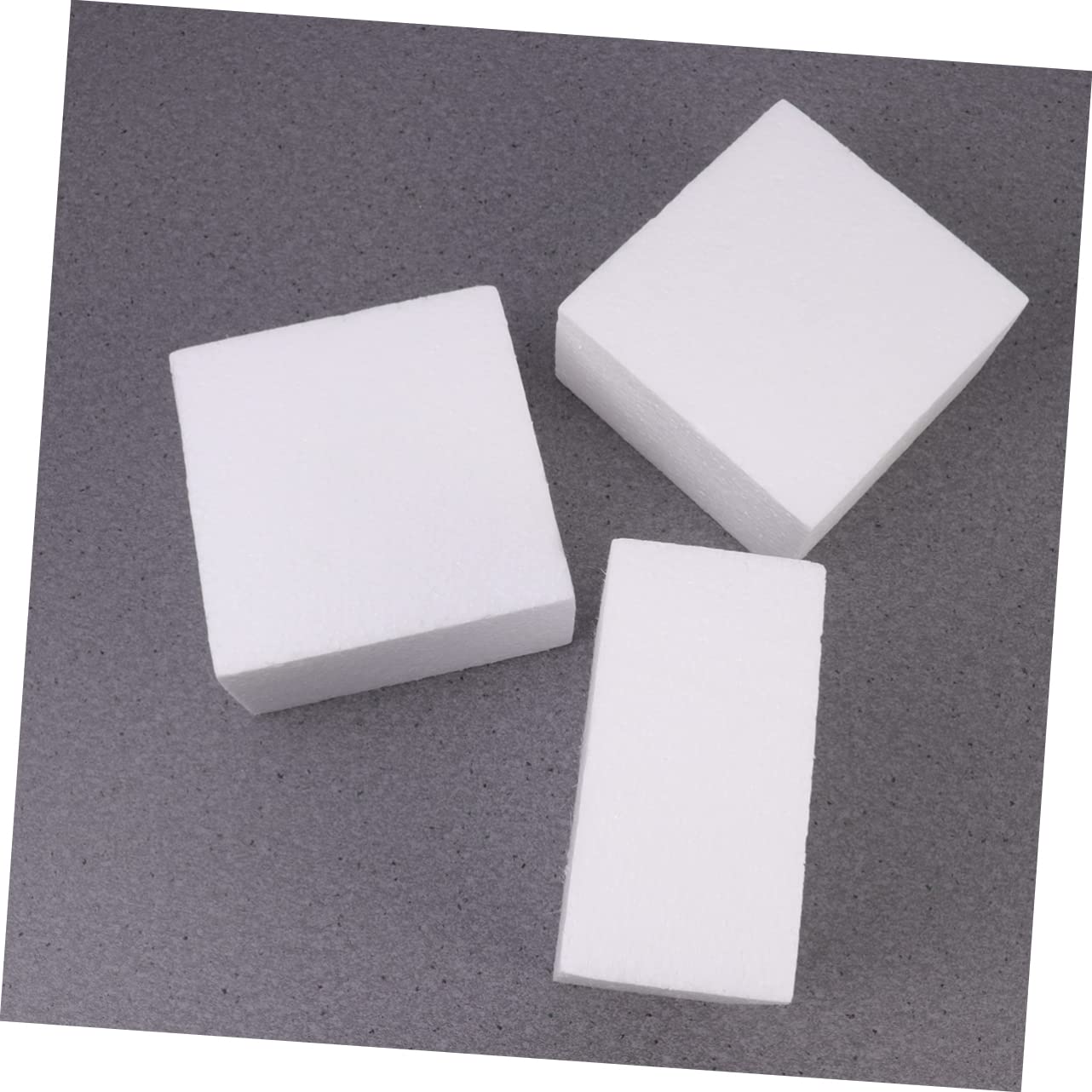 Bloc de Mousse Polyurethane Blanc 24 Pcs pour Pratique de Ambiance Noël