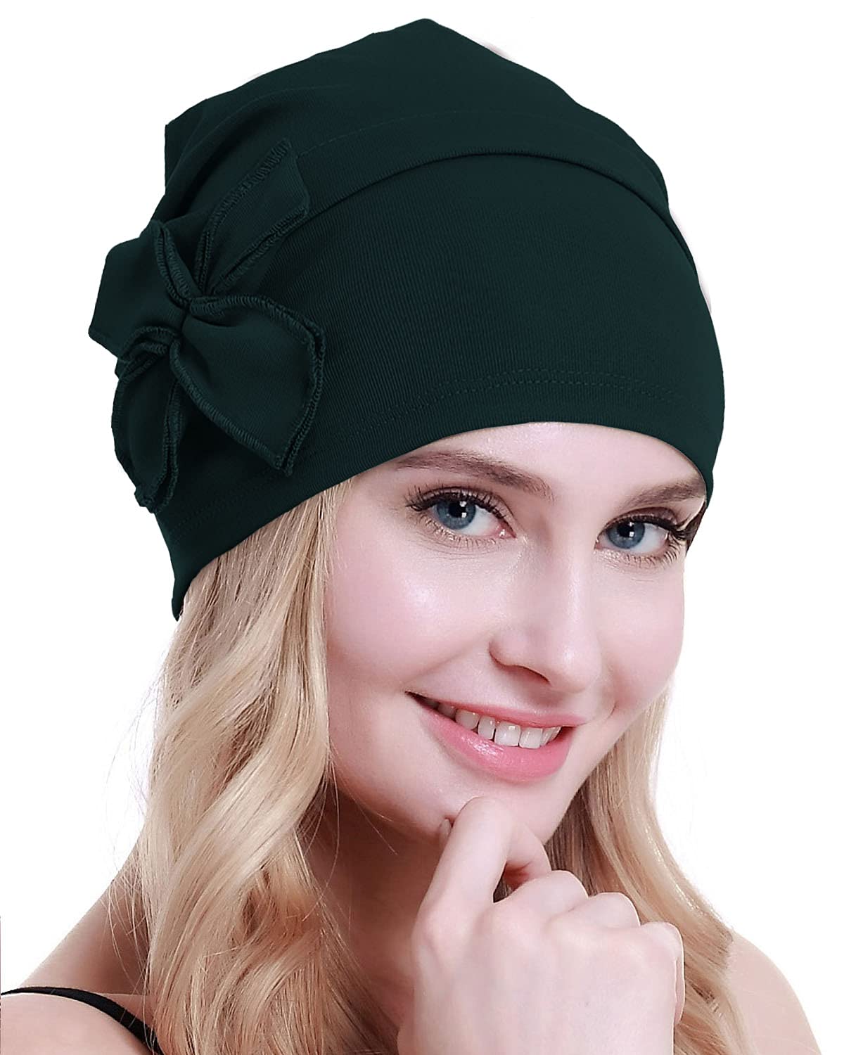 osvyo Bamboo Chemo Headscarf for Women Hair Loss – Cancer Slip On Headwear Turbans Sealed Packaging