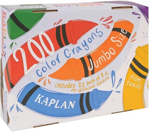 Kaplan Early Learning Jumbo Crayons Class Pack  200 por caja