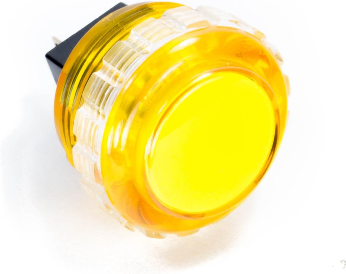 Seimitsu PK14 Button - Clear Yellow