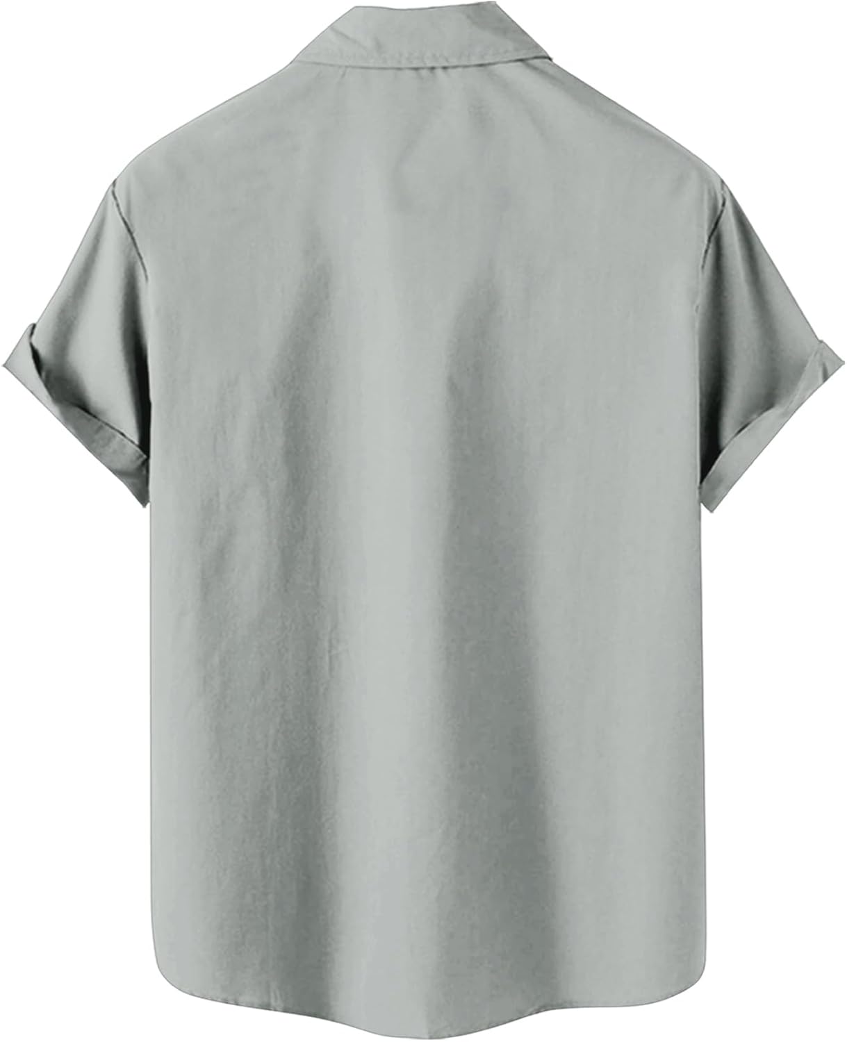 Men’s Hawaiian Shirt Short Sleeve Western Style Symmetrical Pattern Button Up Casual Holiday Beach Summer Shirt - Image 4