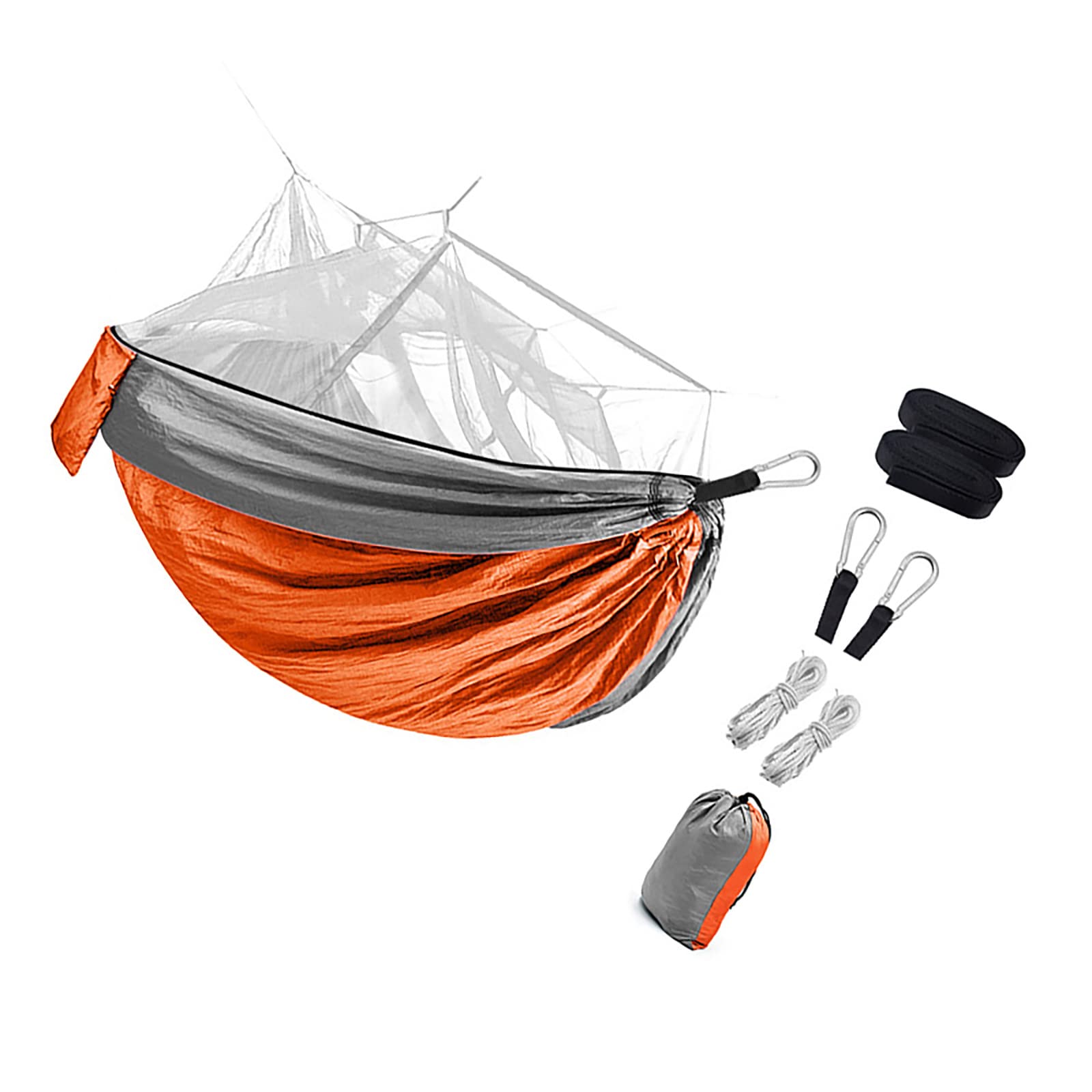 hammock, 260cm×140cm Net Camping Outdoor with Anti- Mesh for Patio Yard Travel Garden