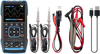 2C23T Powerful Oscilloscope Multimeter Function Generator 3 in 1 Suitable for Schools Workshops and Home Use Long Cable