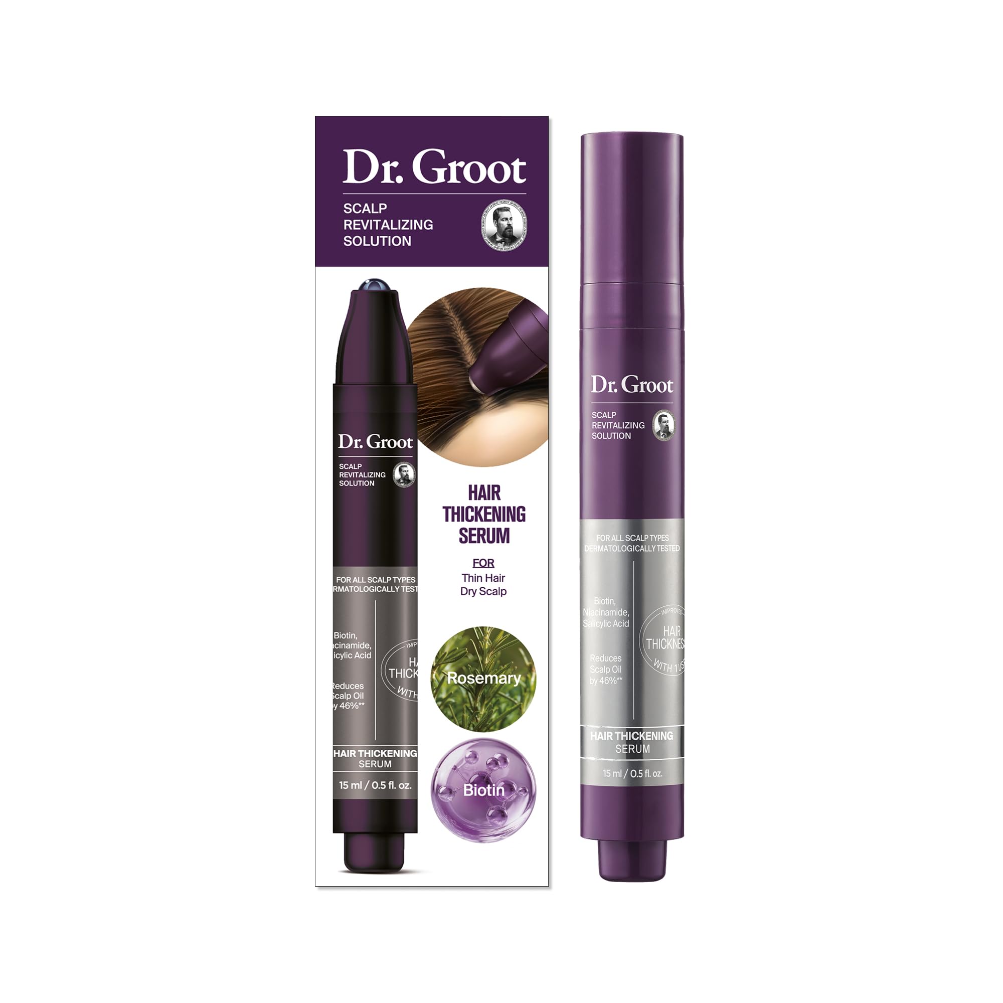 Dr. Groot Award-Winning Hair Thickening Serum for Thinning Hair