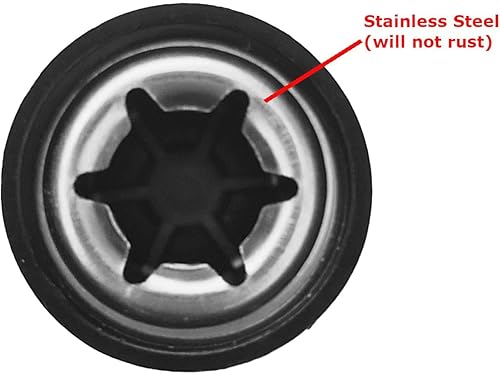 Miniatura 3 de Tapa de cubo de parrilla Kettle 3 unidades de repuesto compatible con Weber Grill Part 98710180605  3622 repuesto  Retenedor de rueda de parrilla de