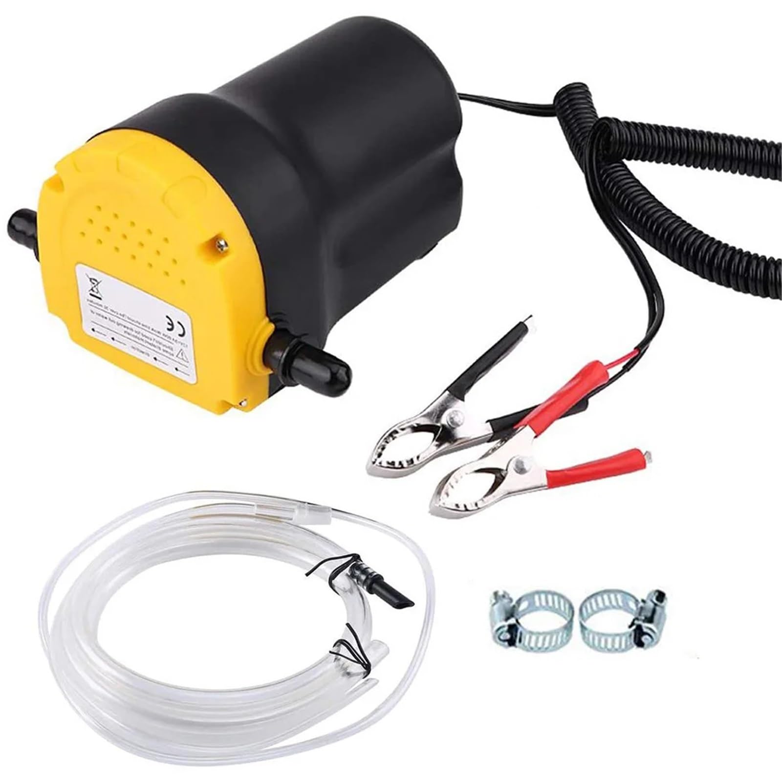 Bomba de aceite for motor de coche, 12 V, extractor de cárter eléctrico, bomba de transferencia de combustible con tubos, 1 unidad