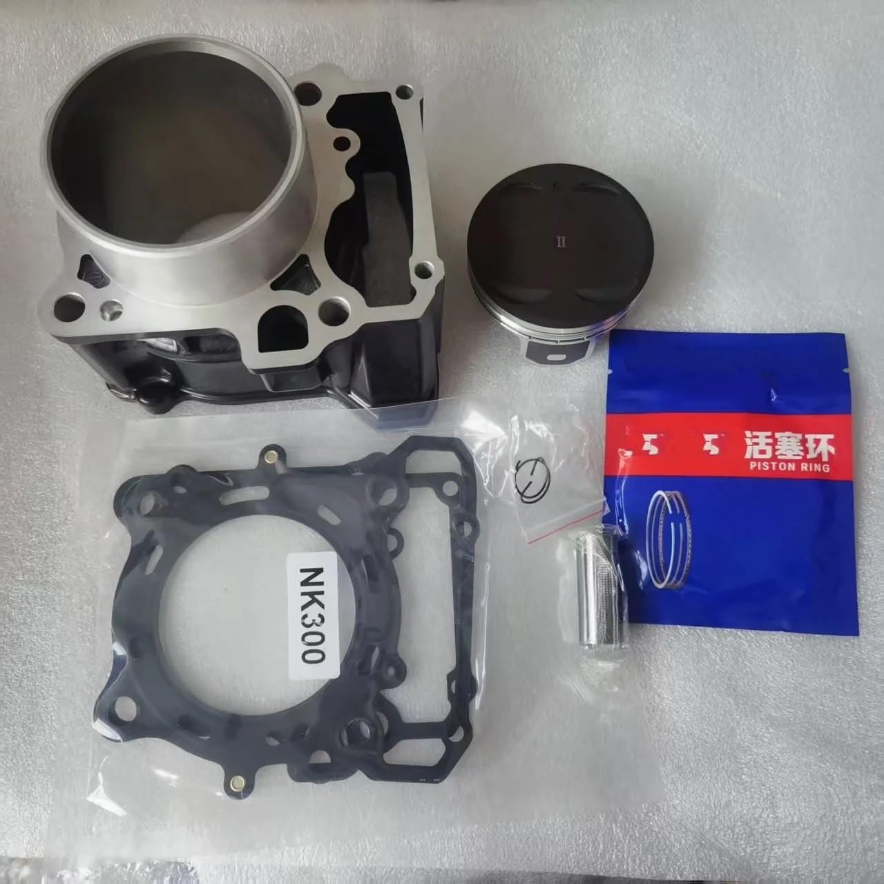 78mm uszczelka głowicy cylindra zestaw sworzni pierścienia tłokowego 250CC do 300CC pasuje do 300NK CF300NK CF NK300 Zestaw cylindra do tuningu
