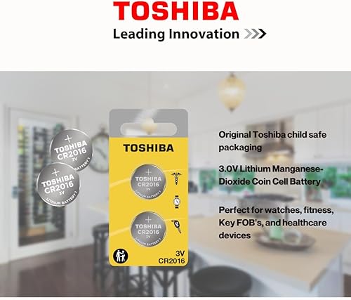 Miniatura 8 de Toshiba Batería CR2016 3V Litio Moneda Celda (500 Baterías)