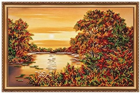 Beaded DIY Embroidery Kit"Quiet Sunset"