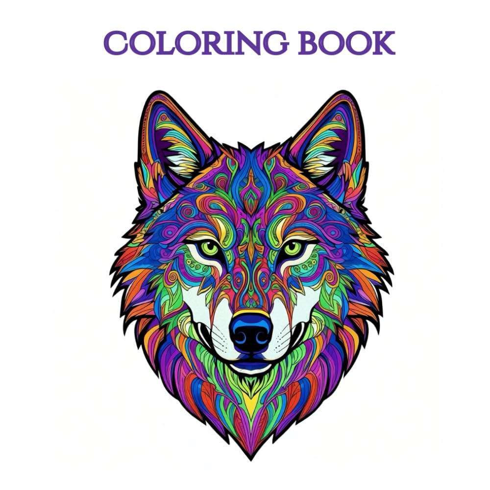Nature Coloring Book for Adults: Animals, Plants, and Beautiful Natural Scenes: An Adult Coloring Book Featuring Intricate Animal Designs for Stress Relief, Relaxation, and Mindfulness