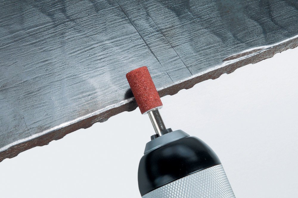 wolfcraft Mola in ceramica I 2172000 - Cilindrico - Per metalli, vetro, ceramica, Plastica - Made in Europe