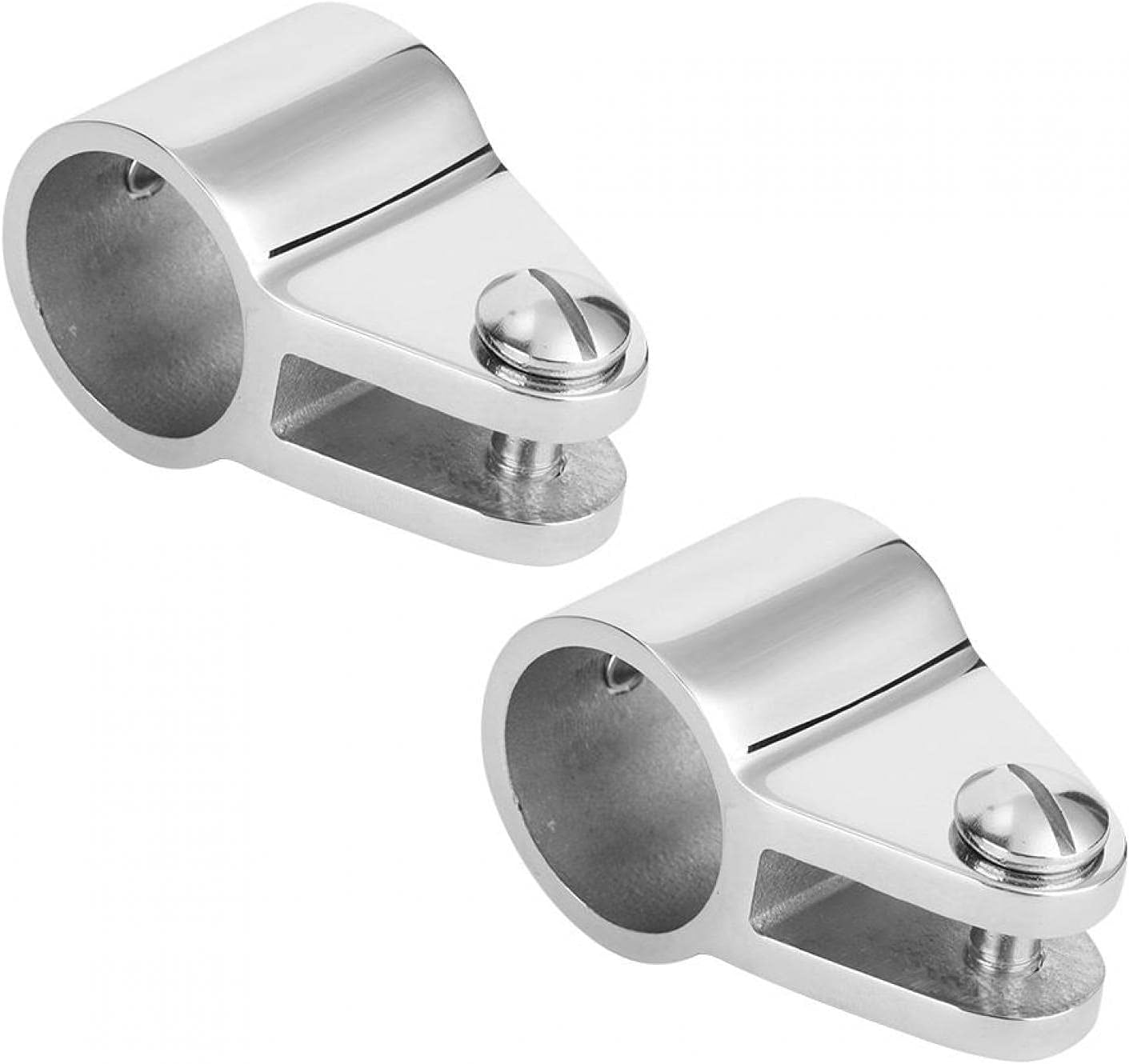 Yctze 2Pcs Marine Jaw Slide Bimini Top Boat Hardware Fitting Stainless Steel Boat Accessory Replacement for Inflatable Fiberglass Yachts(22mm) for Jaw Slide Bimini Top Jaw Boat Jaw Slide Yachts Hardwa - Image 4