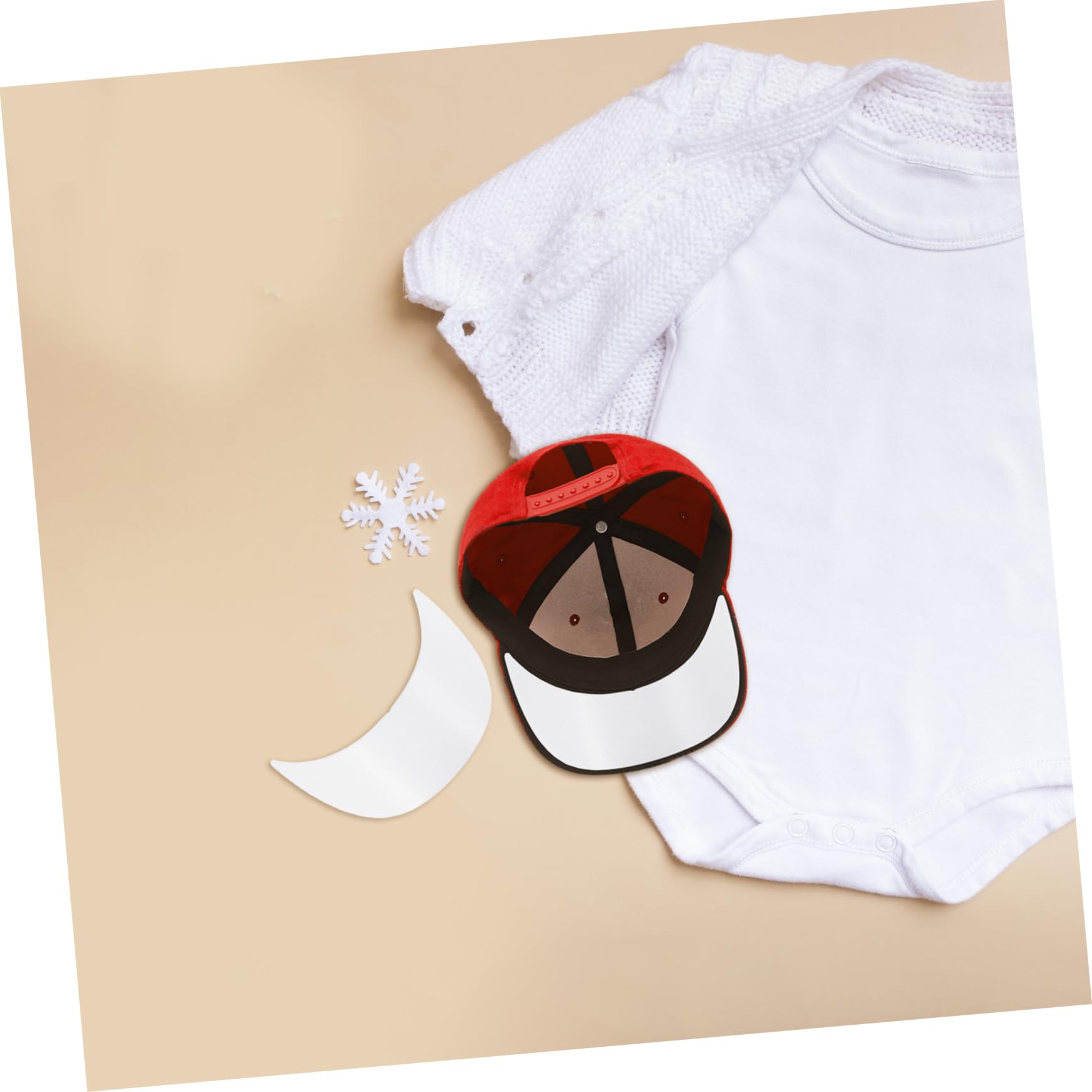 FOMIYES 20piezas Visera De Plástico Para Sombrero De Niño Accesorios De Visera De Insertos De Para Hacer Sombreros De Béisbol
