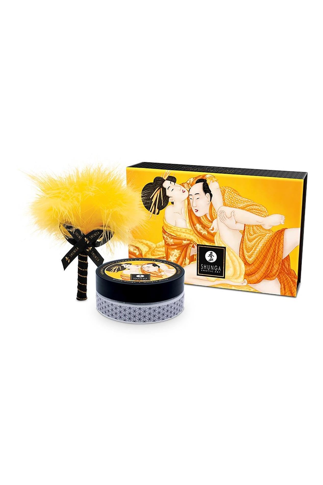 Shunga Kissable Massage Powder Luscious Mango Multicolor One Size