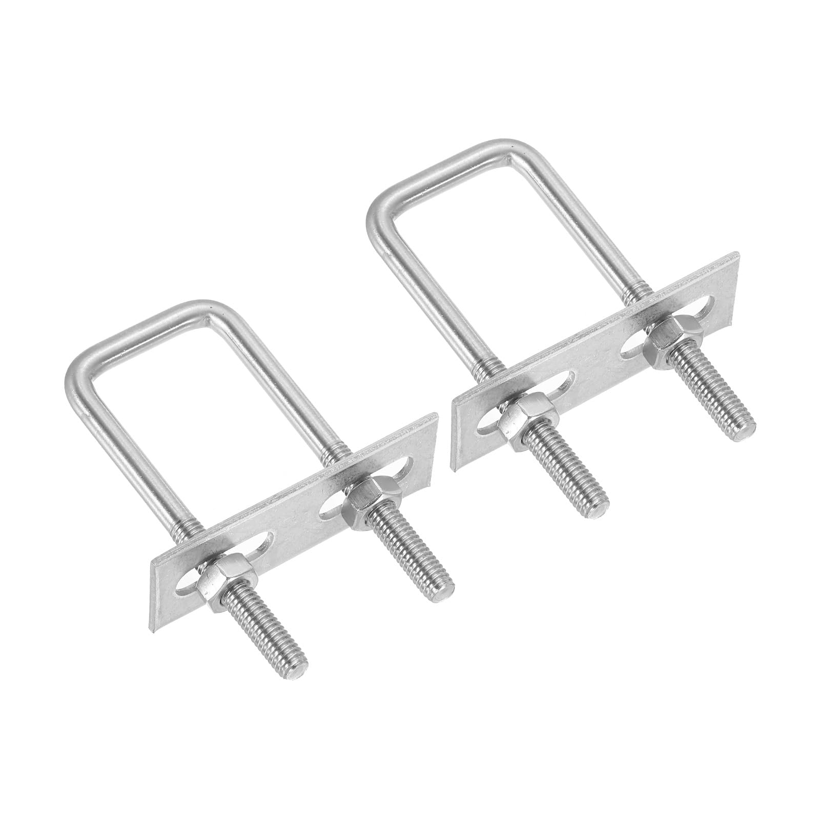 PATIKIL M8x30x75mm Square U-Bolts Kit