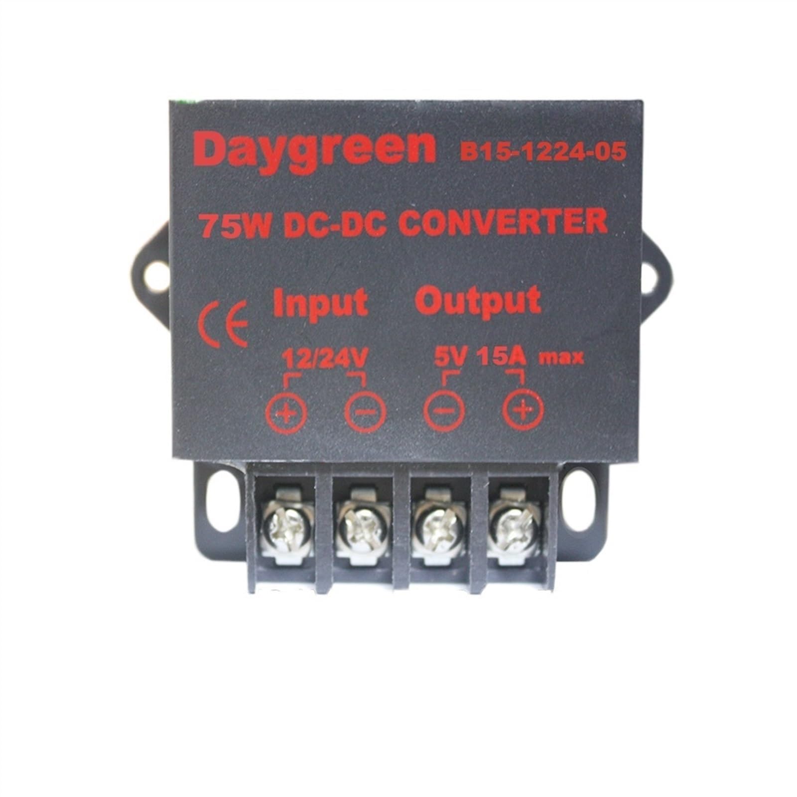 Régulateur de convertisseur CC 12V 24V à 5V 15A 75W étanche pour voiture