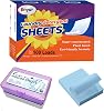 Laundry Detergent Sheets, Fresh Scent, Concentrated, travel laundry sheets, Travel Laundry Soap High Capacity Packet132 Loads2 packs