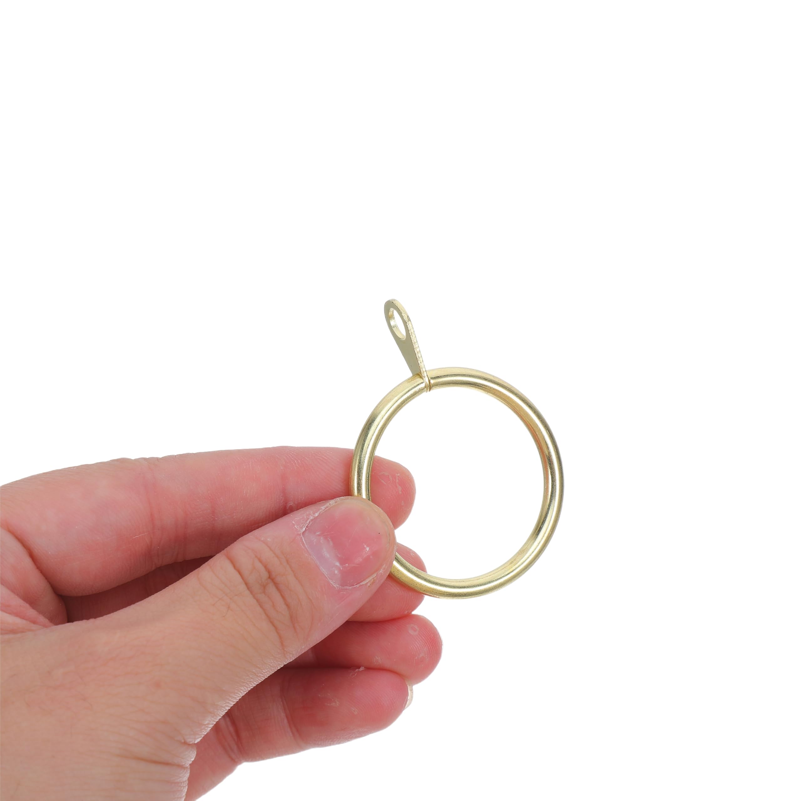 100juegos Anillo de Cortina de Ducha Metálico Paquete con Ojales y Ganchos para Baño para Cortinas de Ventana