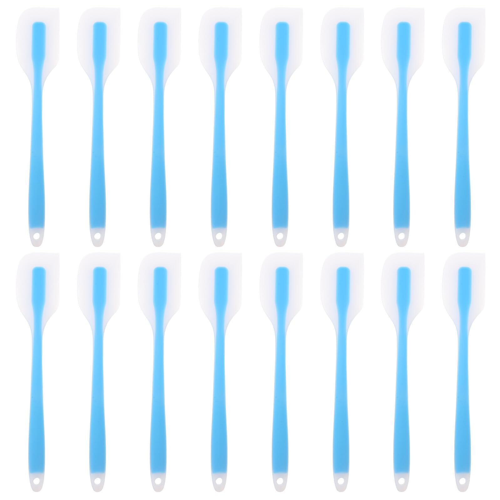 20 Stück Teiliges Hitzebeständiges Silikon-spachtel- Nahtlose Küchen-silikonspatel für Backen Kochen Rühren Flexibler Lebensmittelechter Antihaft-teigschaber für Pfannen und