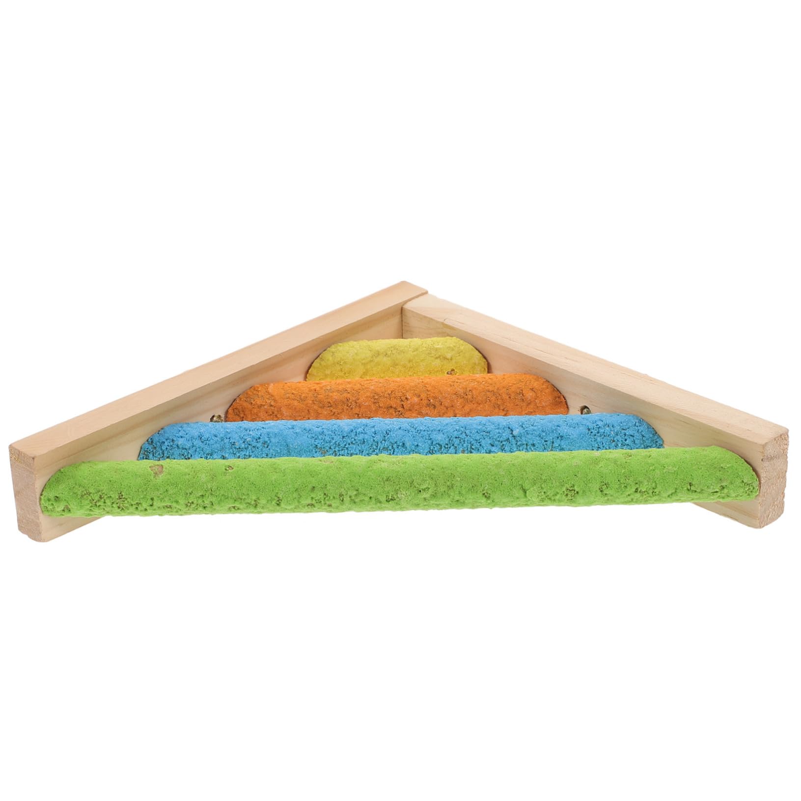 HEMOTON Parrot Stand Ladder Bird Toy for Parrots Pet Training Stand Material Easy Install