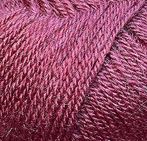 Image of Oswal 3 Ply Knitting Yarn Wool, Rosewood 400 gm Best Used with Knitting Needles, Crochet Needles Wool Yarn for Knitting. by Oswal