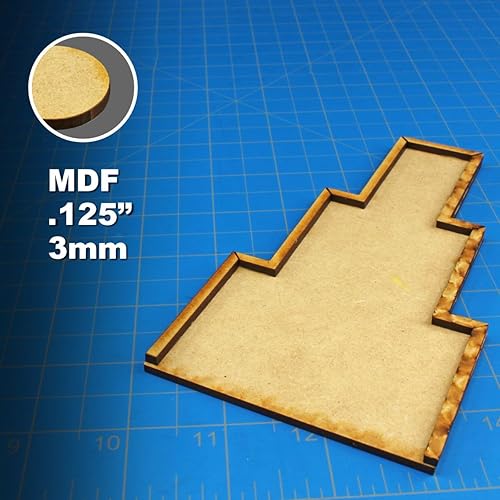 Vista 38 de LITKO Bandeja de movimiento de formación de lanza Bretonnia Compatible con Warhammer: The Old World Rango y archivo