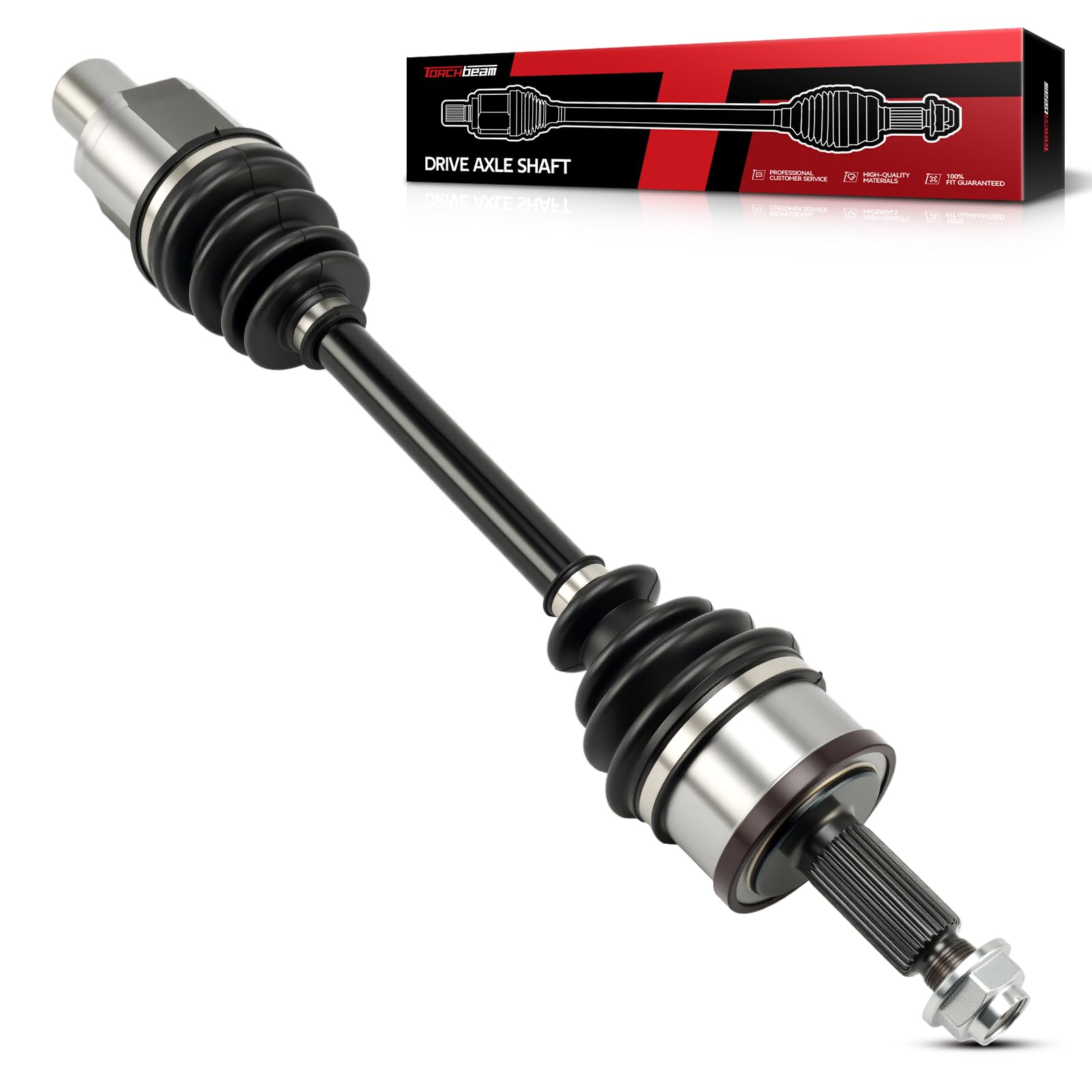 Torchbeam CV Axle Shaft Assembly Compatible with 2007-2023 Dodge Charger, 2005-2023 Chrysler 300, 2017-2023 Dodge Challenger, 2005-2008 Dodge Magnum, Front Left CV Axle 66-3557