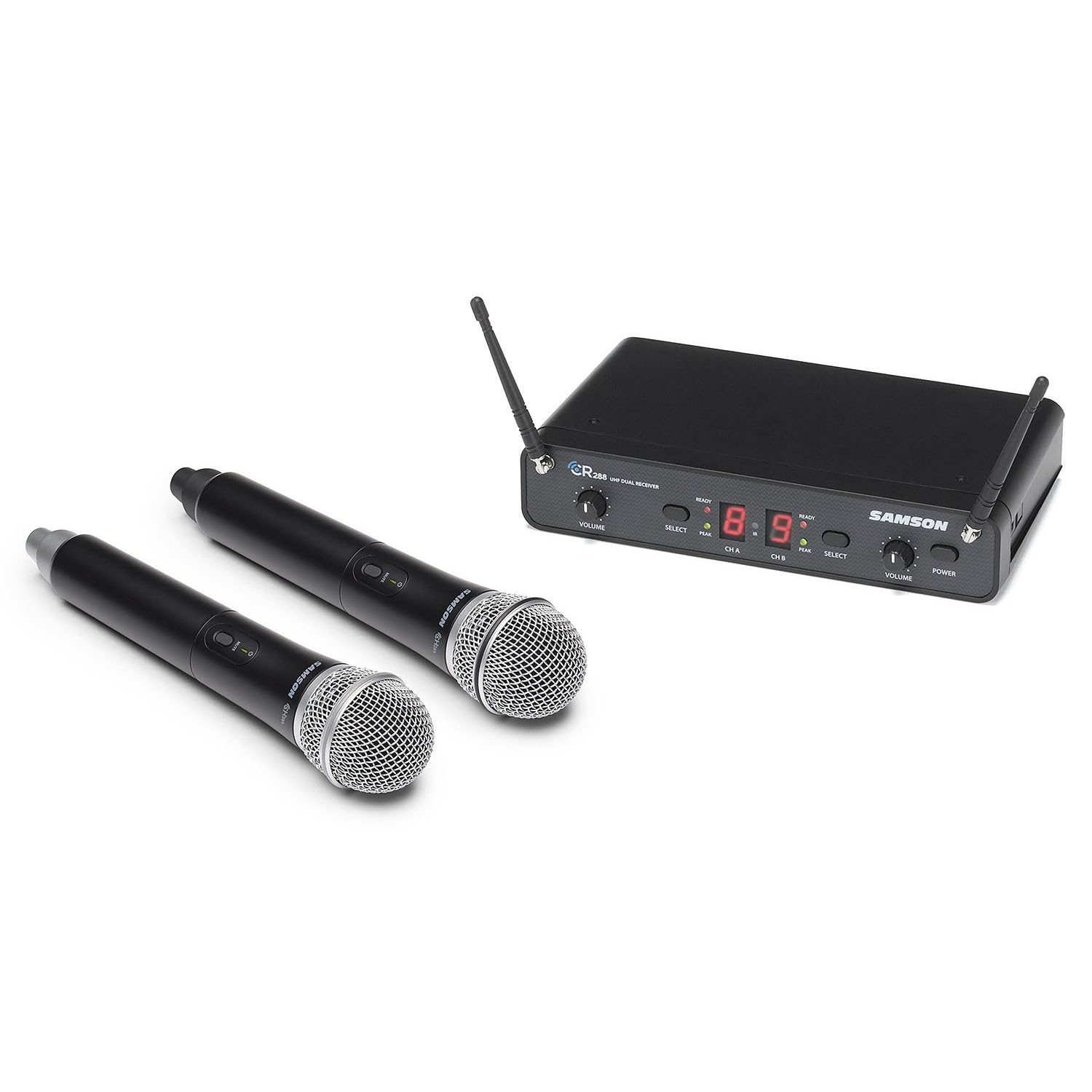 Samson　ワイヤレスマイク　セット　PA機器　CR288 Amazon.com: Samson Concert 288 Handheld Dual-Channel Wireless