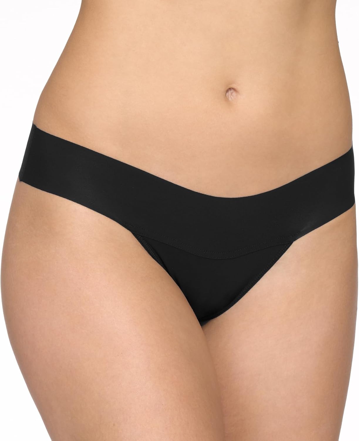 hanky panky - BreatheSoft Natural Rise Thongs for Women | Comfortable Everyday Lingerie Panties | Sizes (XS-XL) | 3 pack - Image 4