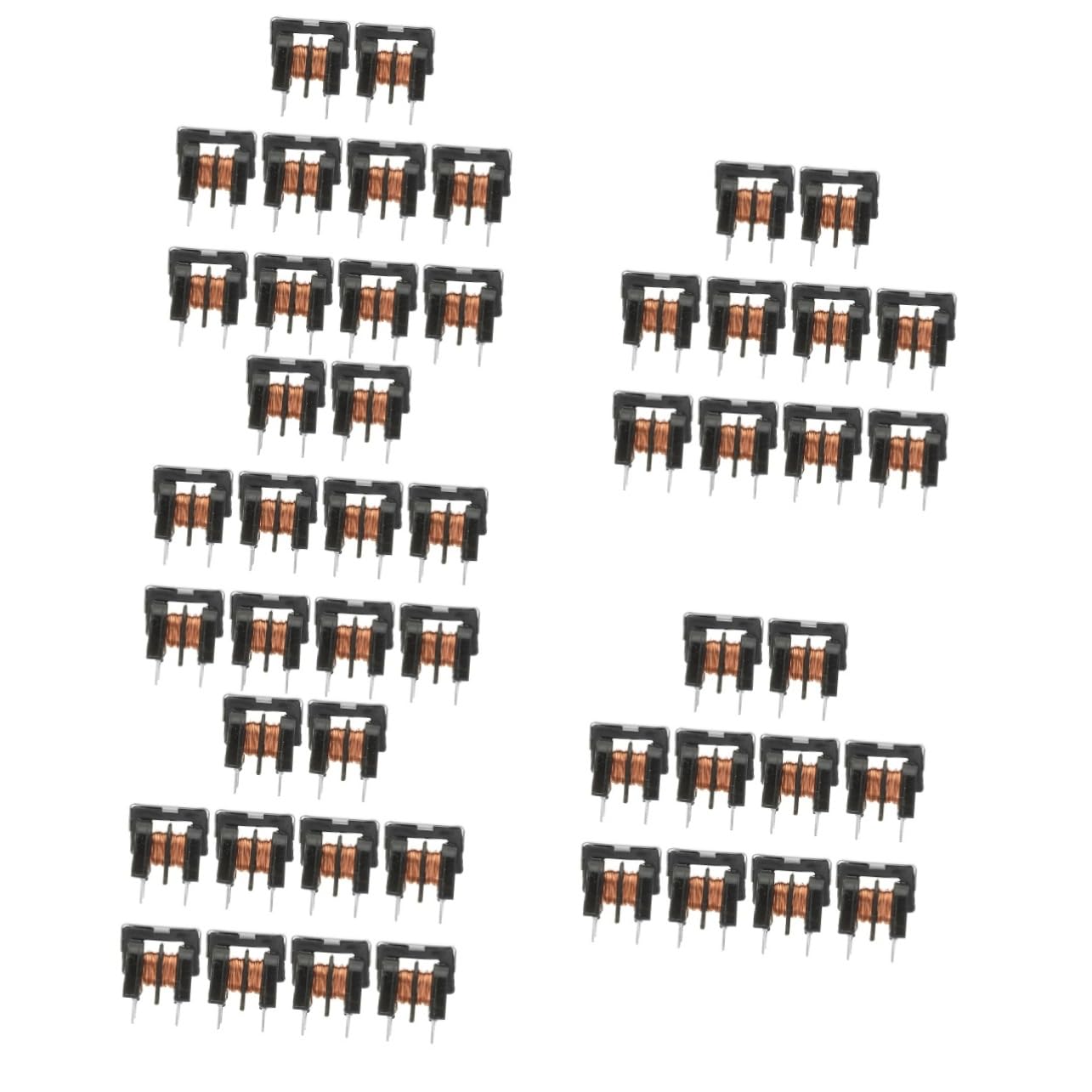 KICHOUSE 50 Pcs Common Mode Inductive Filtering Ac Filters Filter Mode Toroid Inductor Wire Common Inductors Filter Common Mode Choker Filter Inductance Choker Rv Ac Filter
