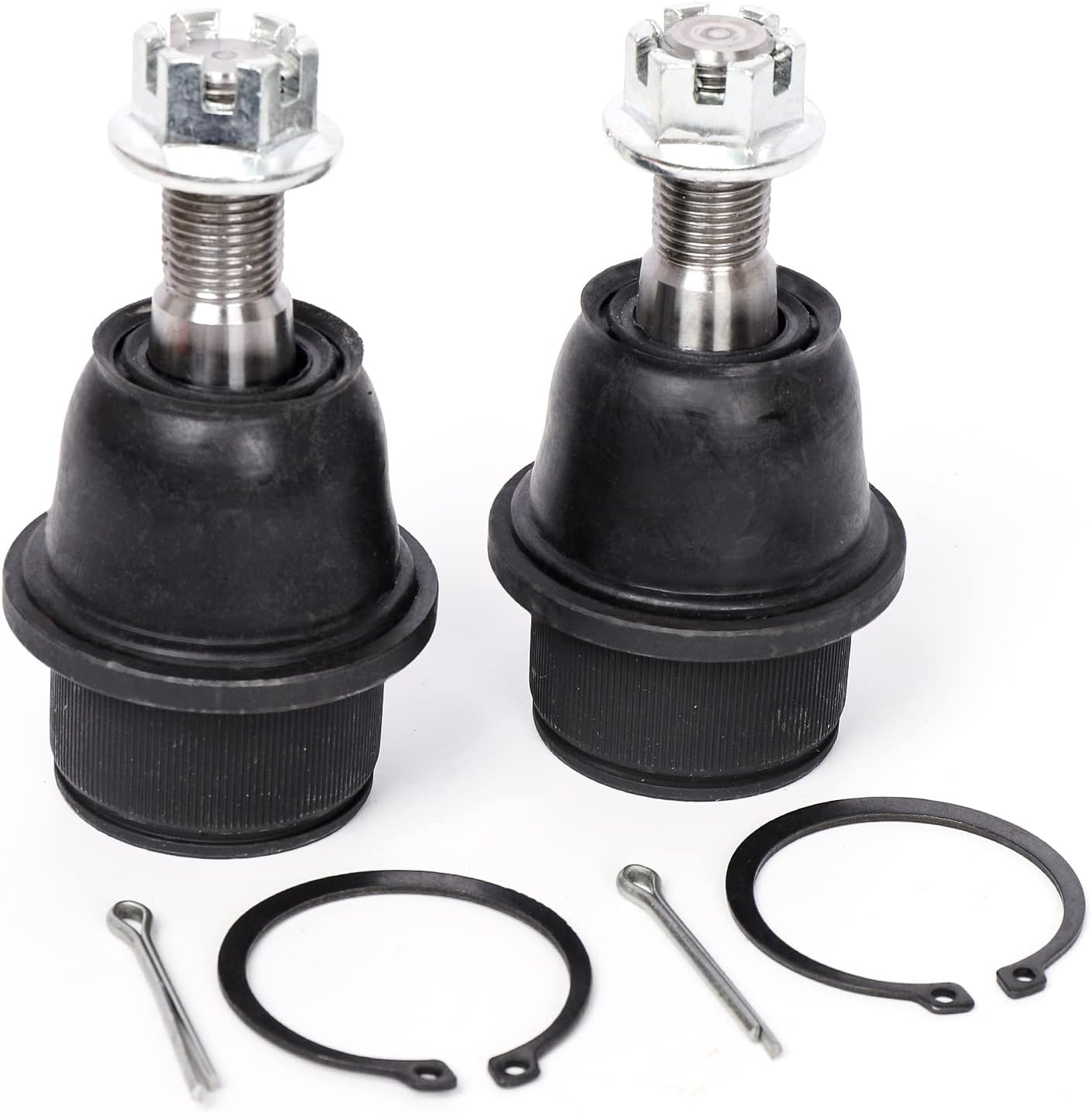 LCWRGS Front Upper and Lower Ball Joints Replacement for Chevy SSR Trailblazer Ext Buick Rainier GMC Envoy XL XUV Ascender Bravada 9-7X K6663 K6664, 4pcs