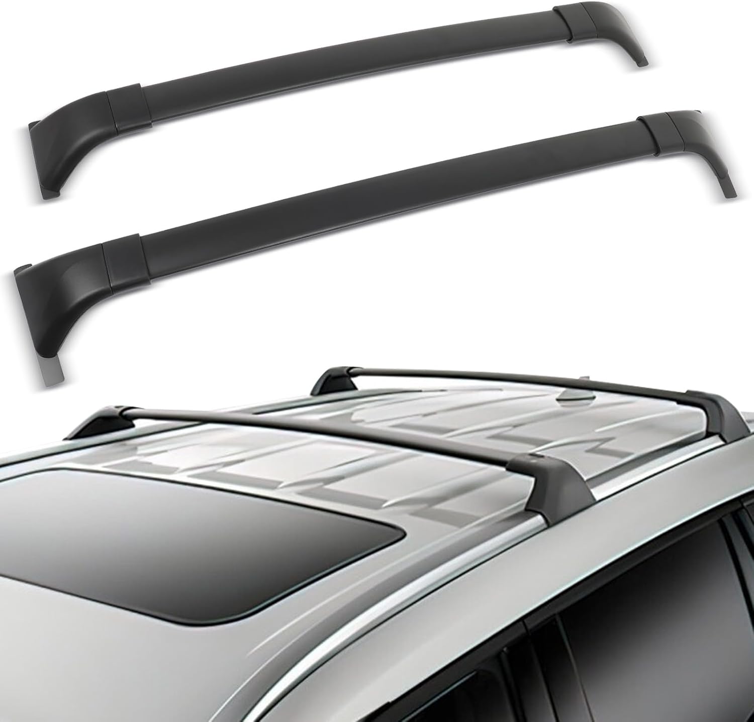 SCITOO Roof Rack Cross Bars Compatible for Toyota Venza 2021-2023 Roof Rack Storage for Rooftop Cargo Carrier Luggage Bike Kayak Canoe Snowboard