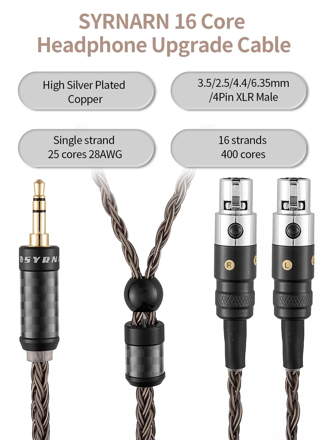 ヘッドホン AUDEZE LCD Empyrean 7NOCC 6.3 4.4 180cm AUDEZE：ヘッドホン＆イヤホン | オーディナリーサウンド