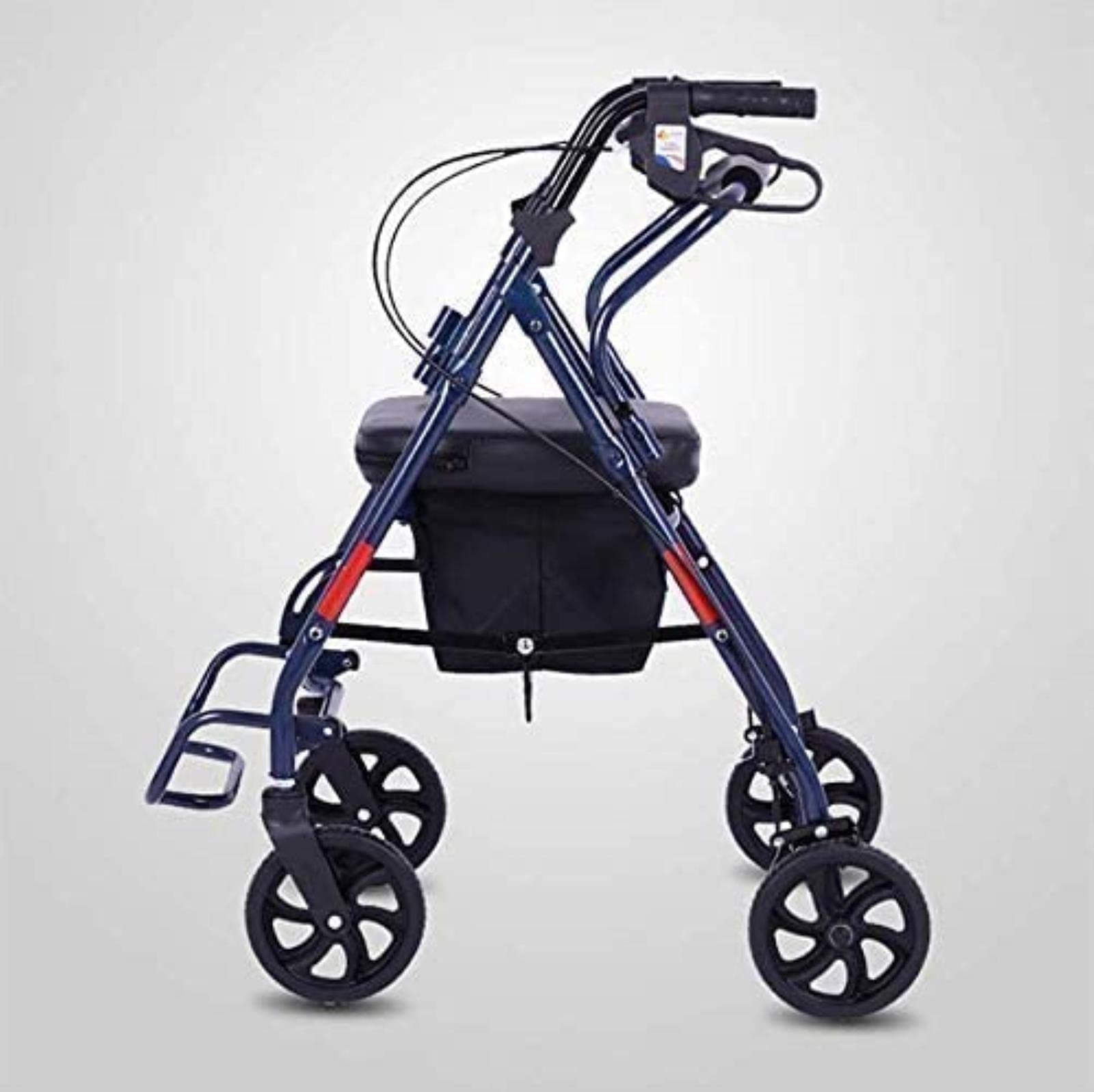 Amazon.co.jp: 高齢者用歩行器 四輪歩行車 アルミ製モビリティ