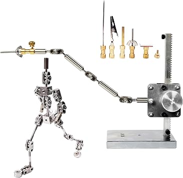 Stop Motion Armature Kits,12CM-18CM Metal Puppet Figure for Character Design Creation,Stop Motion Animation Shooting Bracket, Support Your Figuress Movement,16CM