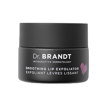 Dr. Brandt Microdermabrasion Smoothing Lip Exfoliator - Polishes & Conditions Dry, Flaky Lips to Renew Skin + Prepare for Color Application - 0.35 oz