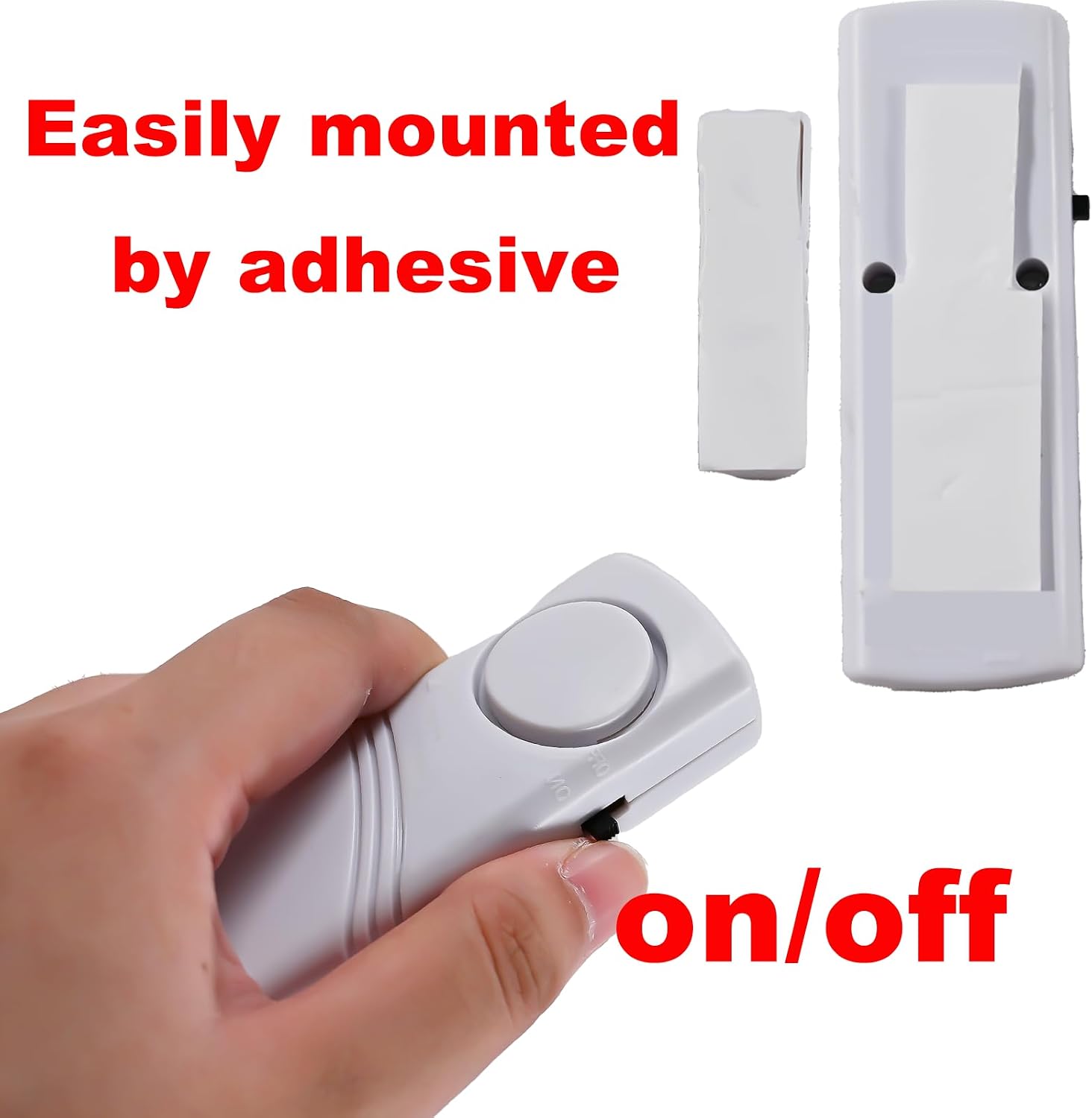 4 Pack Door Window Alarm, Magnetic Sensor Alert, Home Security System for House and Office