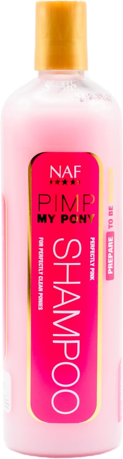 NAF My Pony Shampoo 500ml – Deep Cleaning, Shine-Enhancing Shampoo for Horses & Ponies – Fruity Fragrance – Gentle, pH-Balanced Formula for Show-Ready Results