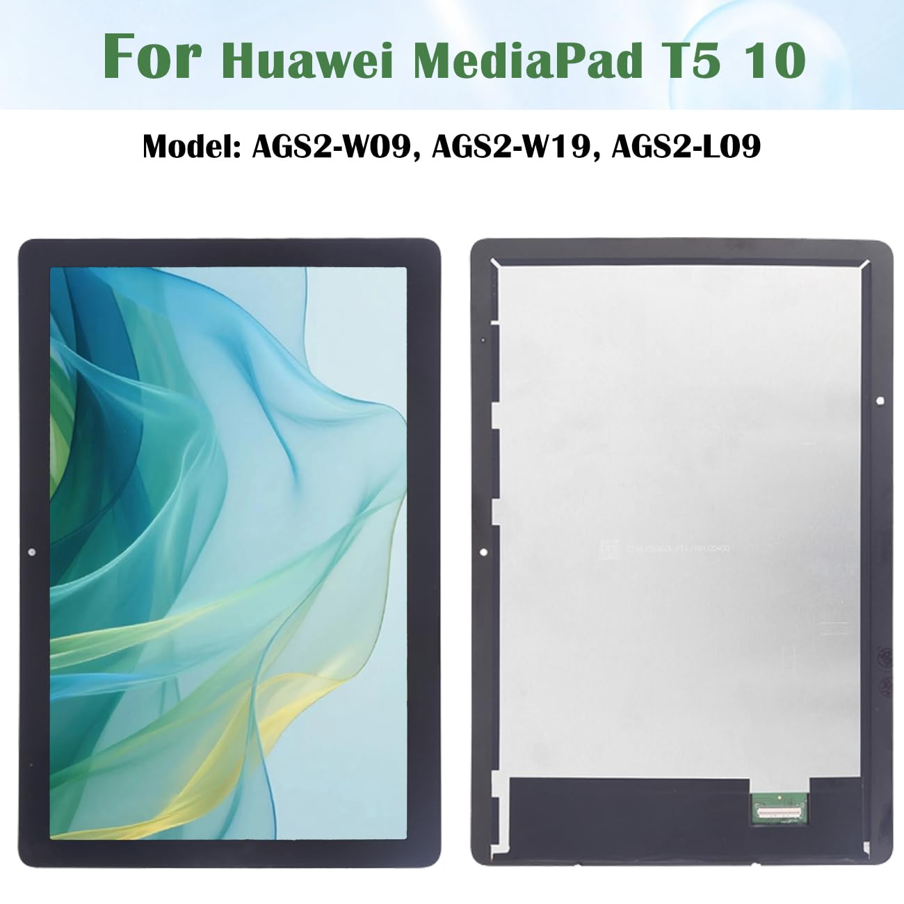 Écran LCD de rechange pour Huawei MediaPad T5 10 AGS2-W09 AGS2-W19 AGS2-L09 avec kit