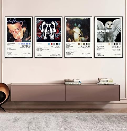 Esptula Music Album Cover Posters 4Pics 12X18Inches Unframed Canvas Wall Art Bedroom Morden Family Decoration Classic Vintage Paintings #TOP3