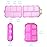 Zuihug 1Pack Travel Pill Organizer - 10 Compartments Pill Case, Compact and Portable Pill Box, Perfect for On-The-Go Storage, Pill Holder for Purse Pink