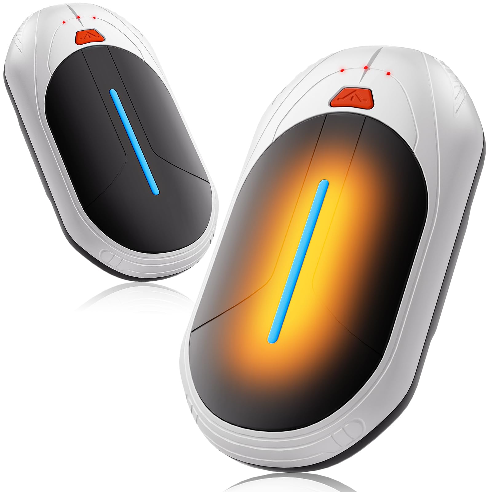 Hand Warmers Rechargeable 2 Pack, 3000mAh*2 Ultrathin Electric Handwarmers, Portable Pocket Warmer