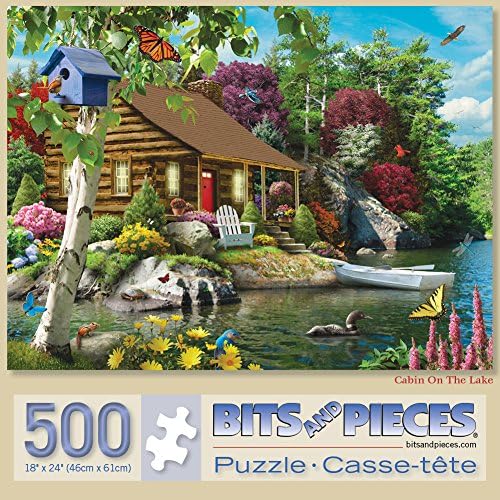 Amazon.com: Bits and Pieces – Large 500 Piece Jigsaw Puzzle for Adults ...