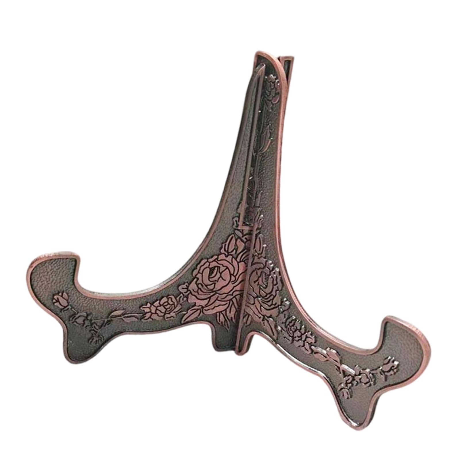 HENYGEN Professional Grades 8Inch Display Stand for Collections and Gifts Sturdy Kirsite Metal Plates Display Holder Metal Mixture Plates Stand