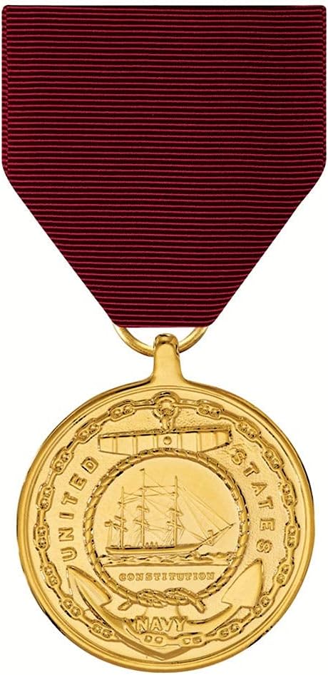 MEDALS OF AMERICA EST. 1976 Navy Good Conduct Medal Gold Plated Full Size