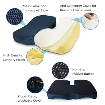 Amazon.com : Seat Cushion for Office Chair, Mkicesky Memory